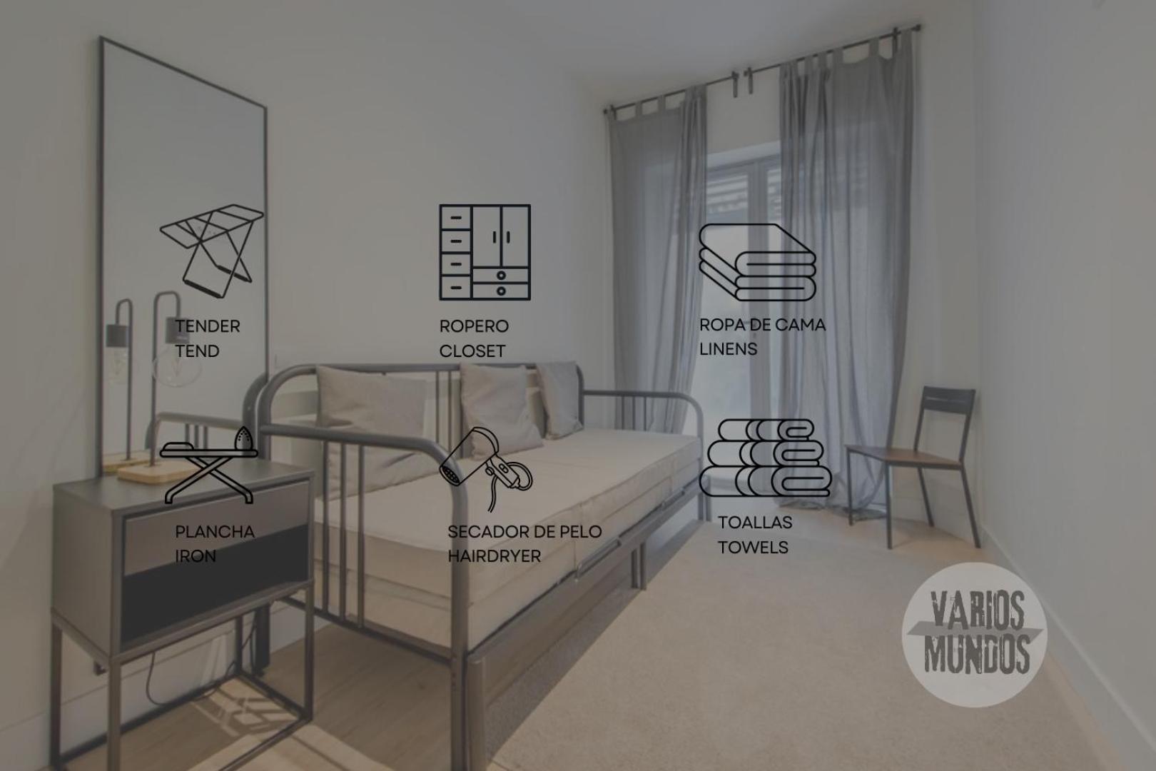 דירות מדריד Nuevo Apt Para 7 Pax En Malasana - Gran Via E1 מראה חיצוני תמונה