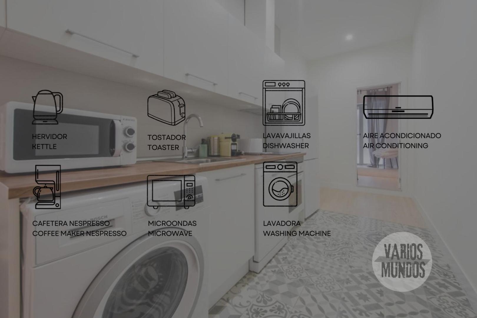 דירות מדריד Nuevo Apt Para 7 Pax En Malasana - Gran Via E1 מראה חיצוני תמונה